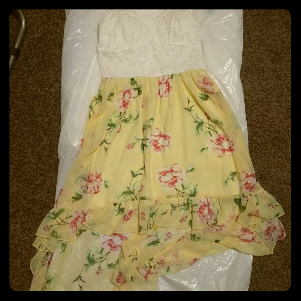 Yellow summer dress